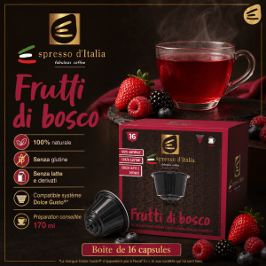 Capsules Frutti di Bosco compatibles Dolce Gusto® - Espresso d'Italia