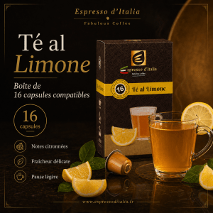 Capsules Té al Limone compatibles Nespresso® - Espresso d'Italia