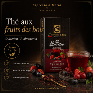 Thé aux fruits des bois en sachets - Espresso d'Italia